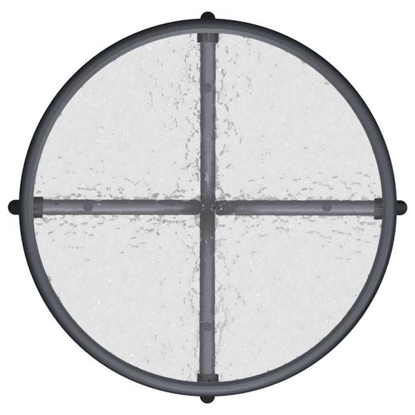 3-teiliges Garten Bistro-Set Anthrazit Textilene und Stahl