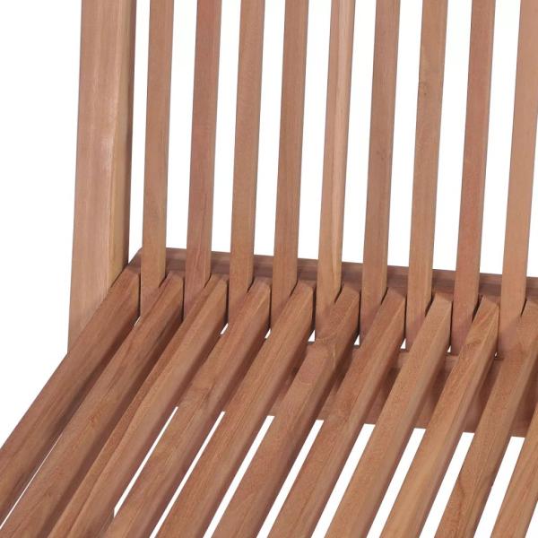11-tlg. Garten-Essgruppe mit Klappstühlen Massivholz Teak