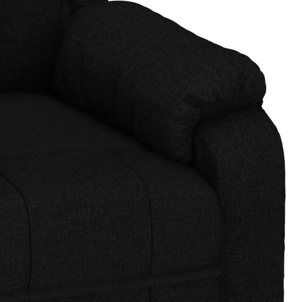 Relaxsessel Schwarz Stoff