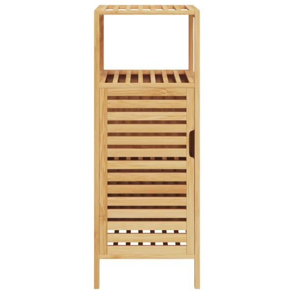 Badezimmerschrank mit Ablage 36x33x87 cm Bambus