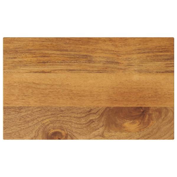 ARDEBO.de - Tischplatte 50x20x2,5 cm Rechteckig Massivholz Mango