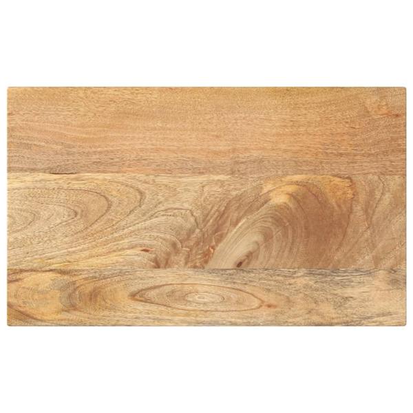 ARDEBO.de - Tischplatte 50x20x2,5 cm Rechteckig Massivholz Mango
