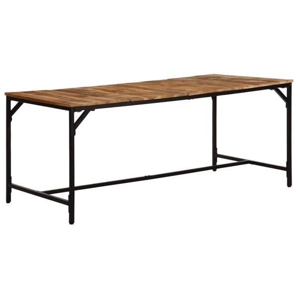 ARDEBO.de - Esstisch 180x90x75 cm Raues Massivholz Mango