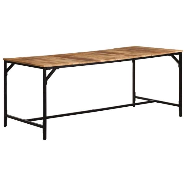 Esstisch 180x90x75 cm Raues Massivholz Mango