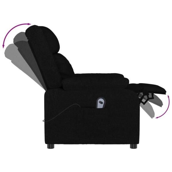 Relaxsessel Elektrisch Schwarz Stoff