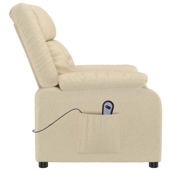 Relaxsessel Elektrisch Creme Stoff