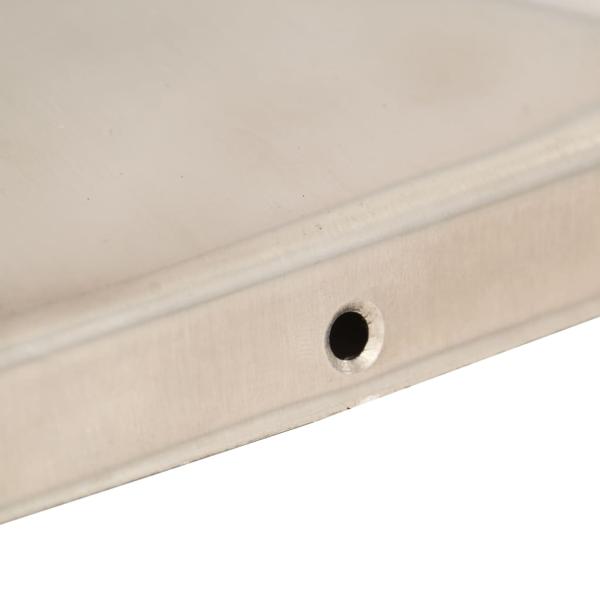 Pfostenkappen 6 Stk. Pyramide Edelstahl 91 x 91 mm