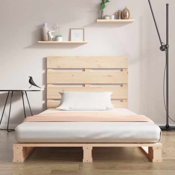 Massivholzbett ohne Matratze 75x190 cm Kiefernholz
