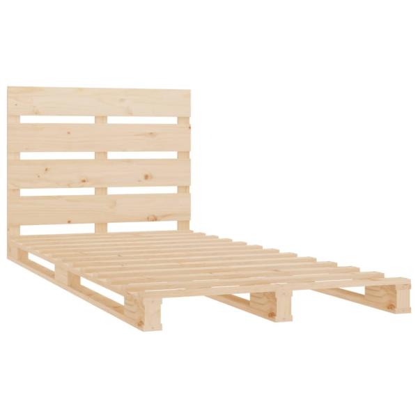 Massivholzbett ohne Matratze 75x190 cm Kiefernholz
