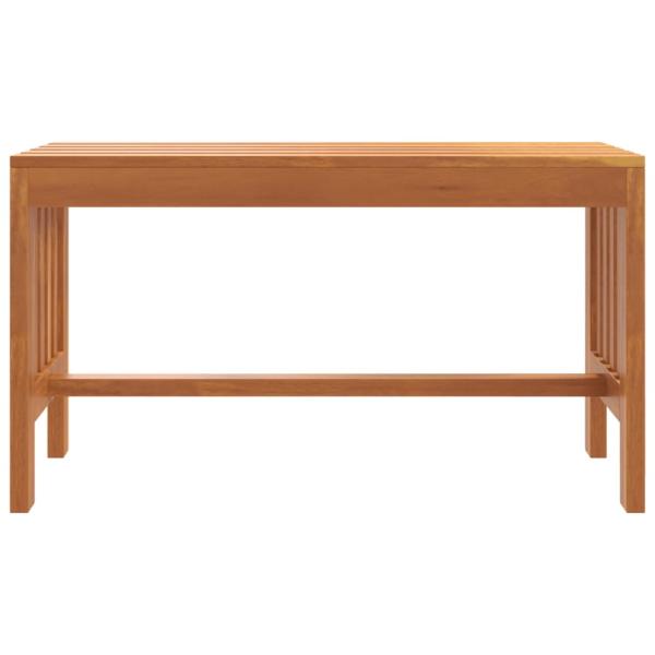 Gartenbank 80 cm Massivholz Eukalyptus