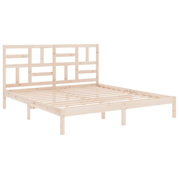 Massivholzbett ohne Matratze 200x200 cm