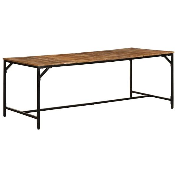 ARDEBO.de - Esstisch 200x100x75 cm Raues Massivholz Mango