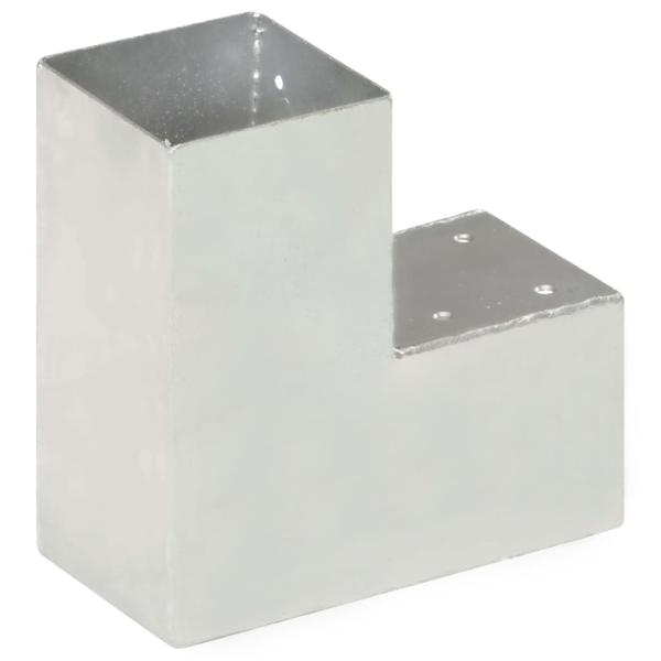 Pfostenverbinder L-Form Verzinktes Metall 91 x 91 mm