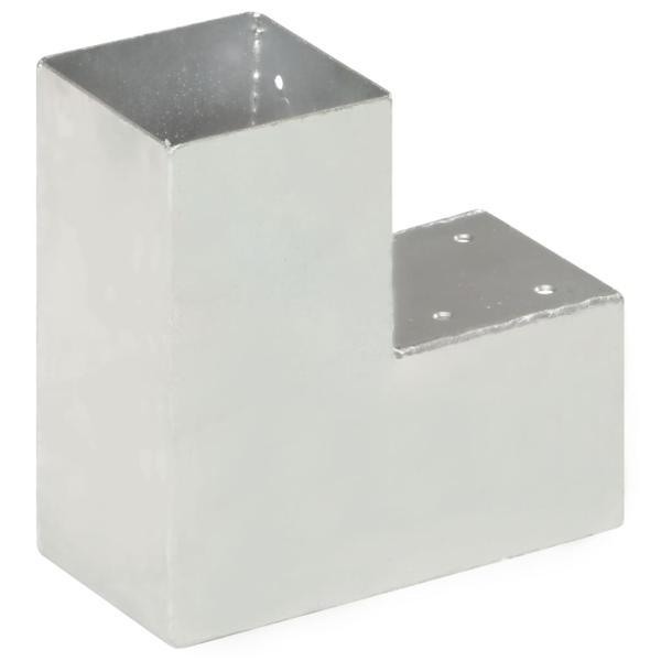 Pfostenverbinder L-Form Verzinktes Metall 91 x 91 mm