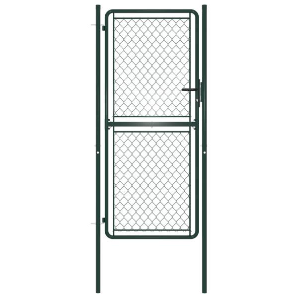 ARDEBO.de - Gartentor Stahl 100×175 cm Grün