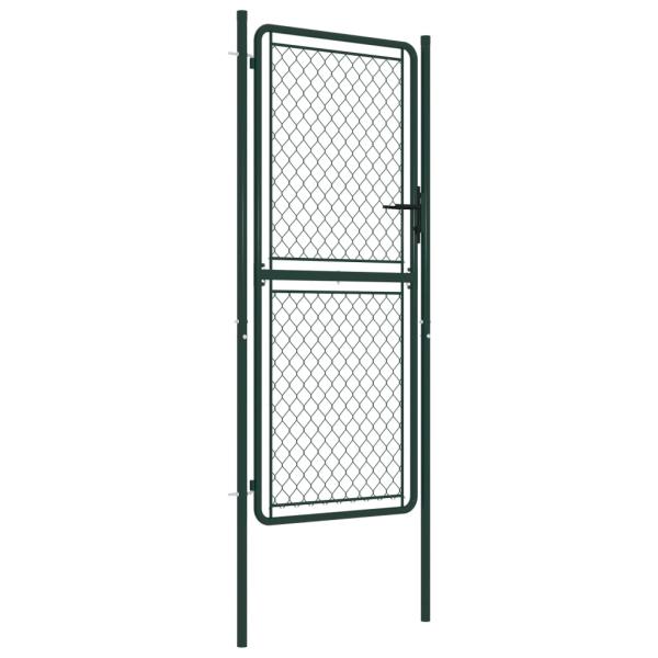 Gartentor Stahl 100×175 cm Grün