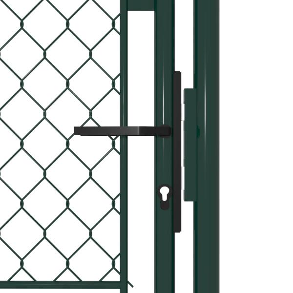Gartentor Stahl 100×175 cm Grün