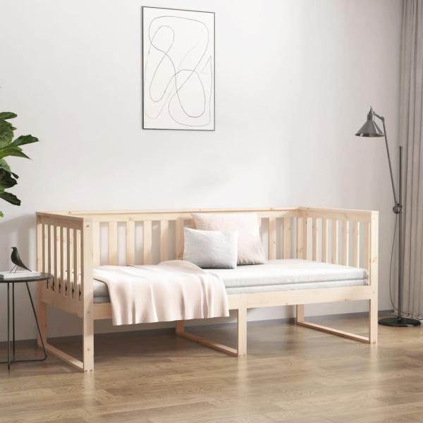 Tagesbett ohne Matratze 100x200 cm Massivholz Kiefer
