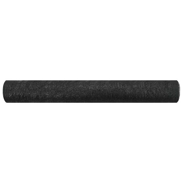 Zaunblende Schwarz 3,6x50 m HDPE 75 g/m²