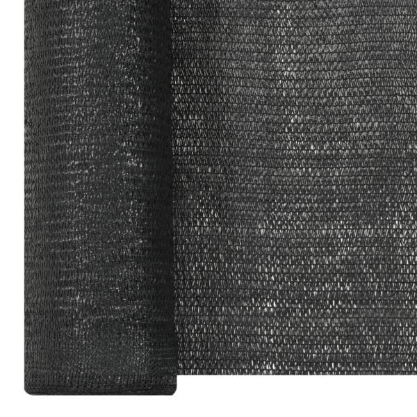 Zaunblende Schwarz 1,8x50 m HDPE 150 g/m²