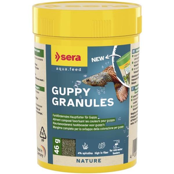 ARDEBO.de sera Guppy Granules 100 ml (46 g)