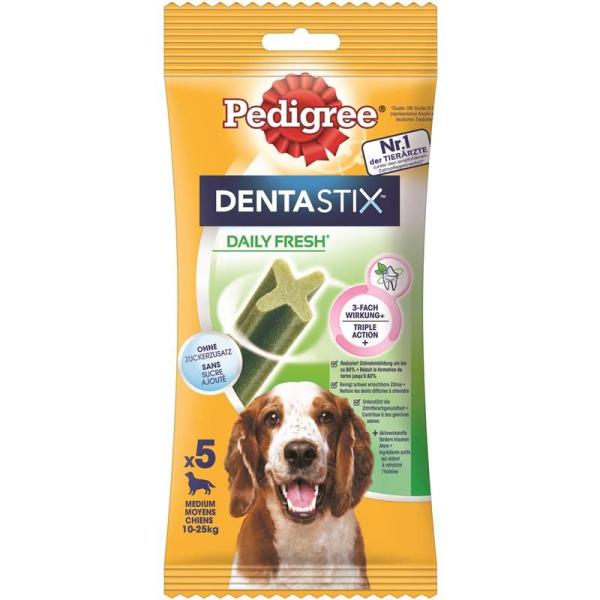 ARDEBO.de Pedigree Denta Stix Daily Fresh mittelgroße Hunde 5 St.
