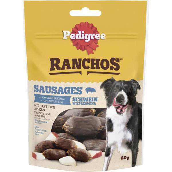 ARDEBO.de Pedigree Ranchos Sausages Schwein 60g