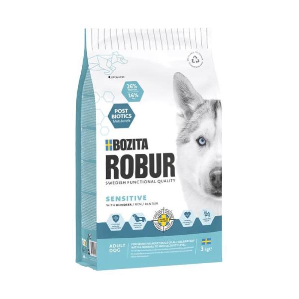 ARDEBO.de Bozita Robur Adult Sensitive Rentier 3kg