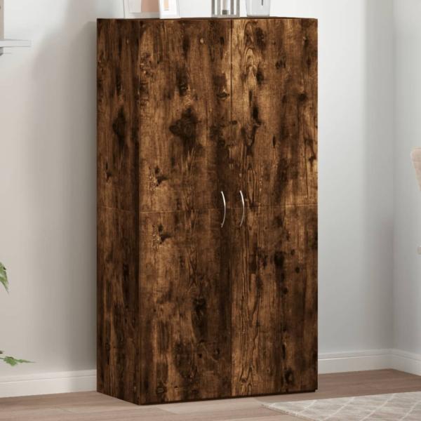 ARDEBO.de - Aktenschrank Räuchereiche 60x32x115 cm Holzwerkstoff