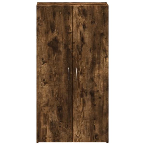 Aktenschrank Räuchereiche 60x32x115 cm Holzwerkstoff