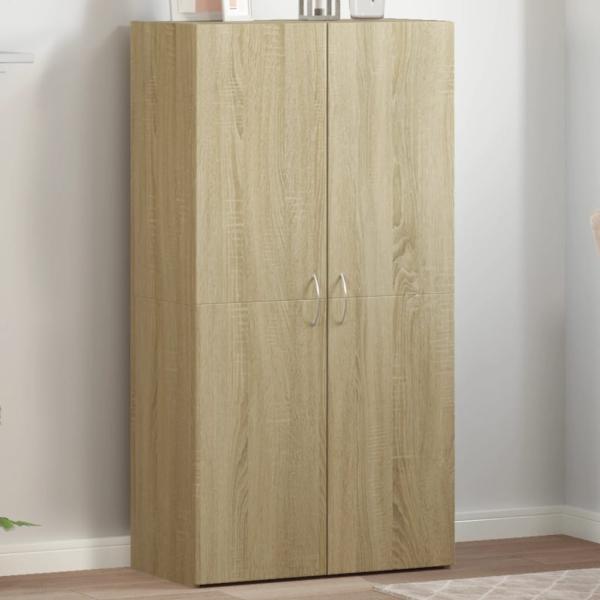 ARDEBO.de - Aktenschrank Sonoma-Eiche 60x32x115 cm Holzwerkstoff