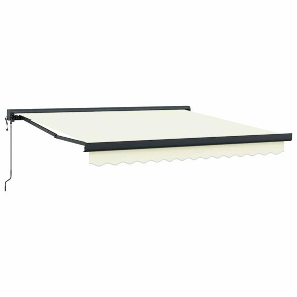 Automatische Einziehbare Markise Creme 300x250 cm
