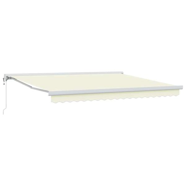 Manuelle Einziehbare Markise Creme 400x300 cm
