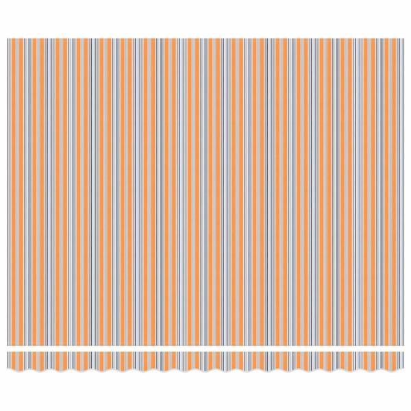 Automatische einziehbare Markise in bunten Streifen 400x300 cm