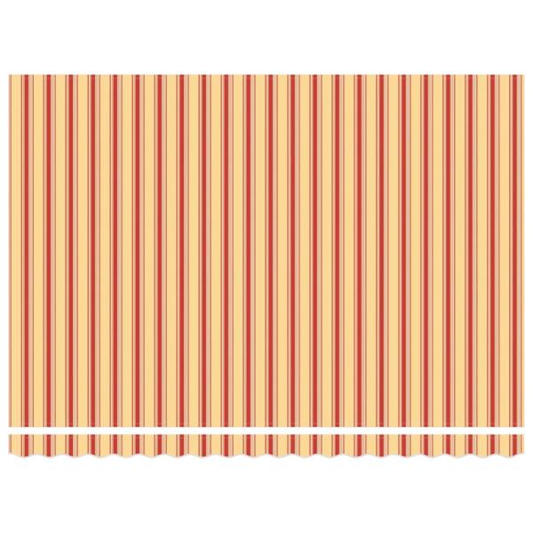 Manuelle einziehbare Markise mit LED Gelb und Orange 450x300 cm