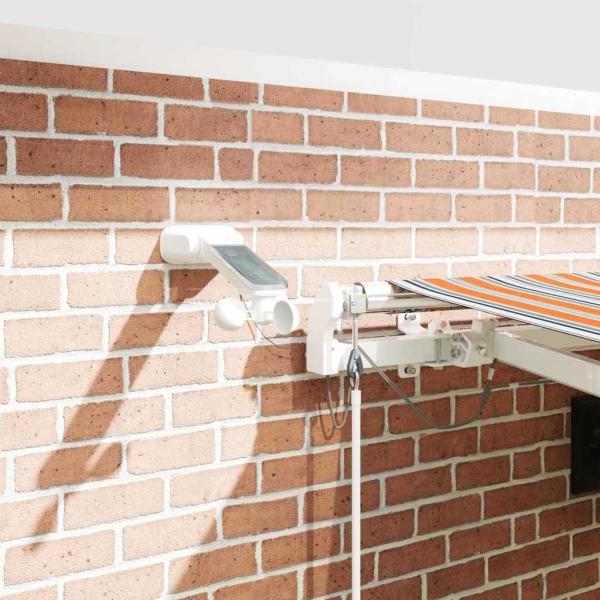 Automatische einziehbare Markise mit LED-Multicolor-Streifen 450x300 cm