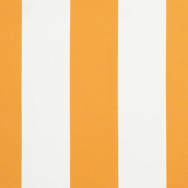 Automatische einziehbare Markise - Orange und Weiß, 500x300 cm