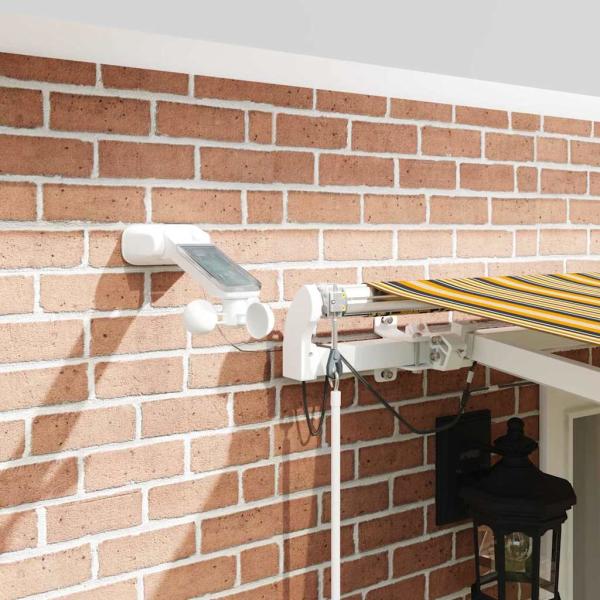 Automatische einziehbare Markise mit LED mehrfarbigen Streifen 500x300 cm