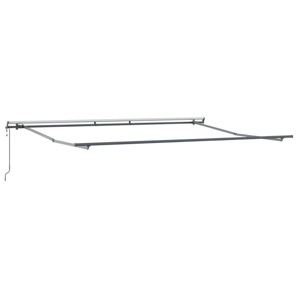 Automatische Einziehbare Markise Orange und Braun 500x350 cm