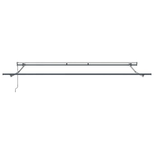 Automatische Einziehbare Markise Orange und Braun 500x350 cm