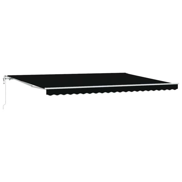 Automatische Einziehbare Markise Schwarz 500x350 cm