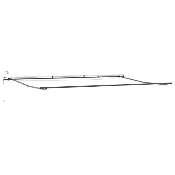 Automatische Einziehbare Markise mit LED Mehrfarbiger Streifen 600x300 cm