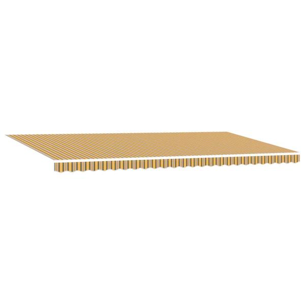 Automatische einziehbare Markise Mehrfarbige Streifen 600x350 cm