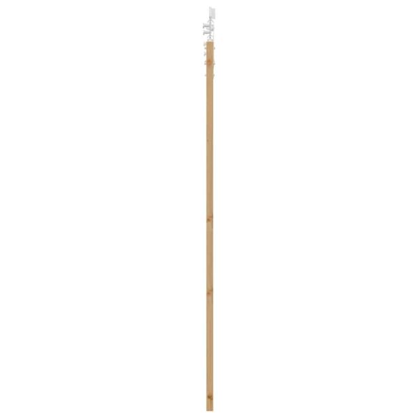 Schiebetür mit Hardware Set 61x198.5 cm aus massivem Kiefernholz
