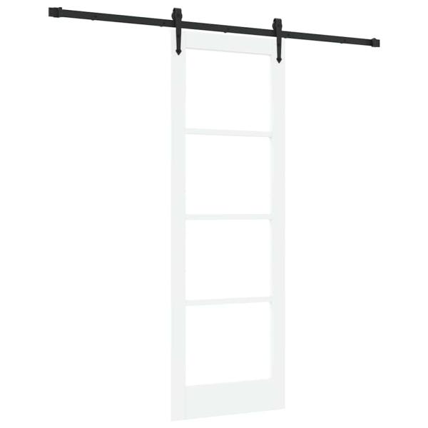 Schiebetür mit Beschlagset 'ORKDAL'Weiß 73,5x211 cm