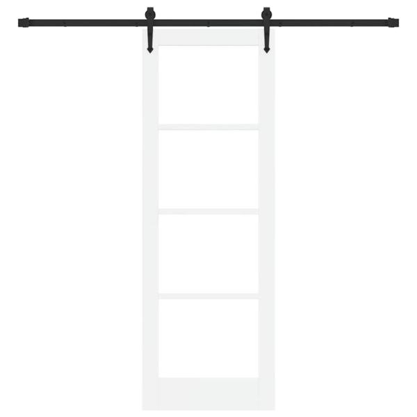 Schiebetür mit Beschlagset 'ORKDAL'Weiß 73,5x211 cm