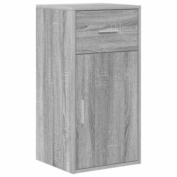 Eckschreibtisch Grau Sonoma 102x88x75 cm Spanplatte