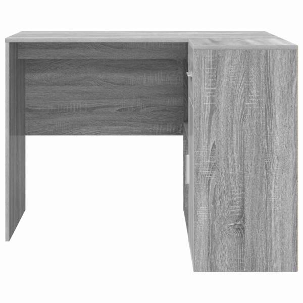 Eckschreibtisch Grau Sonoma 102x88x75 cm Spanplatte