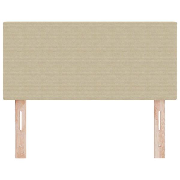 LED-Kopfteil Einfarbig Hellgrün Grau 80 cm Cordstoff