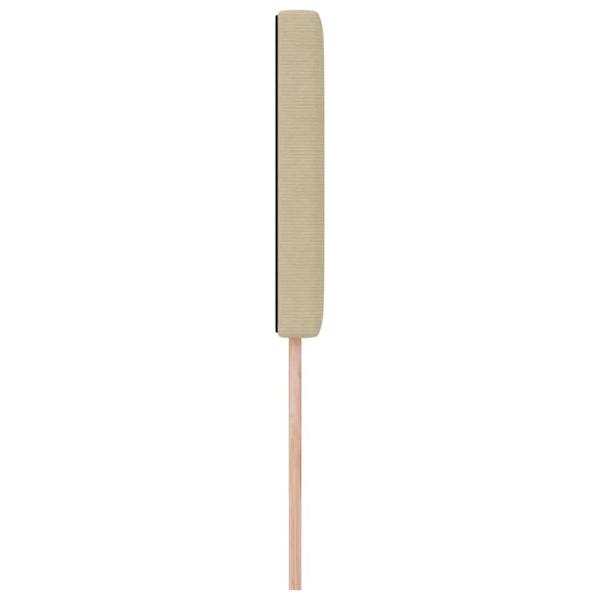 LED Kopfteil mit LED-Lichtleisten Grau-Grün 80 cm Cordstoff